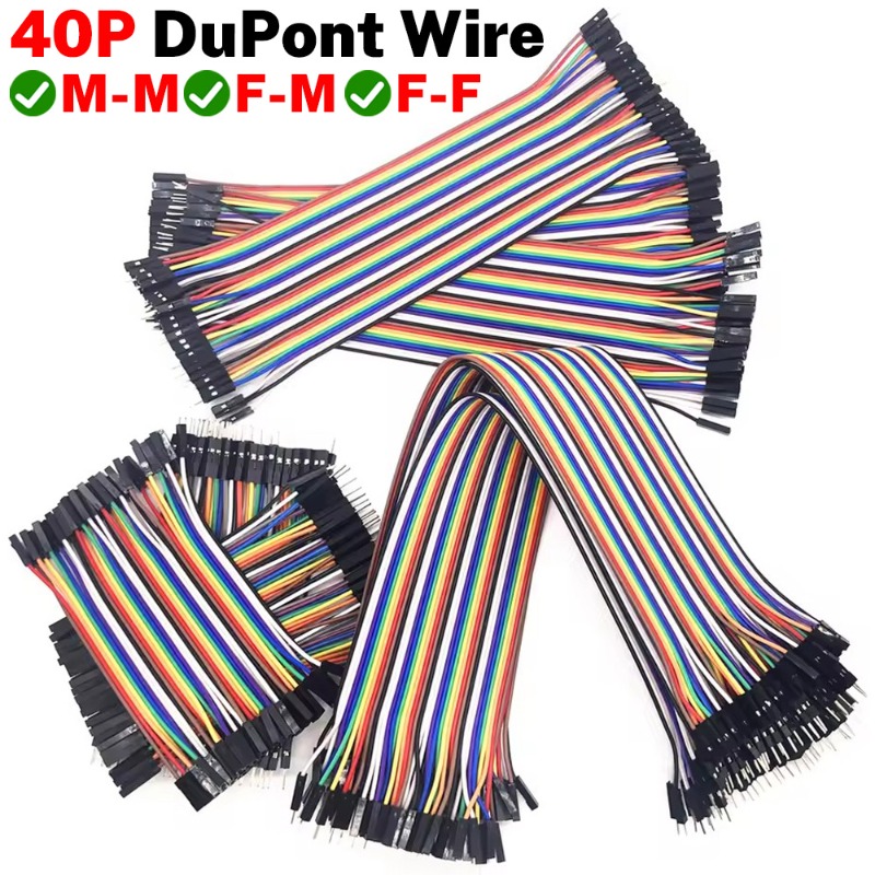 Jumper Wire Kit - مجموعة أسلاك دوبونت 40 دبوس، كابلات