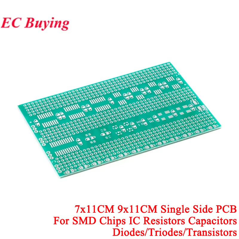 Pcb Prototyping Board - 7x11 سنتيمتر 9x11 سنتيمتر جانب واحد