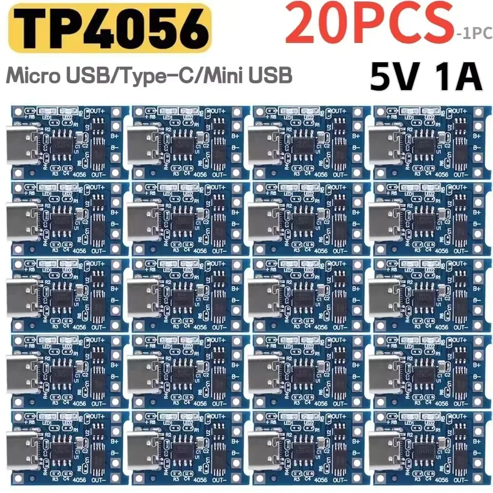 Li Ion Charger Module - وحدة شحن بطارية ليثيوم TP4056 بقوة