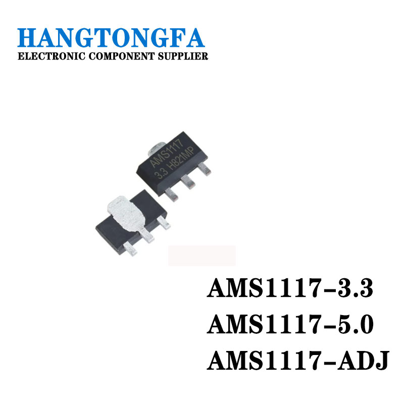 Ams1117 Module - 100 قطعة من الترانزستور AMS 1117-3.3V
