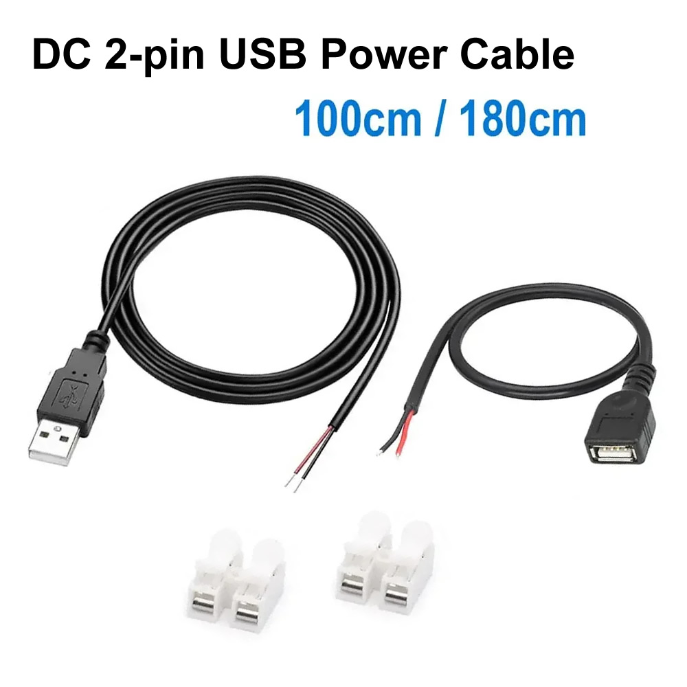 Ipex Connector - تيار مستمر 2-pin USB كابل الطاقة