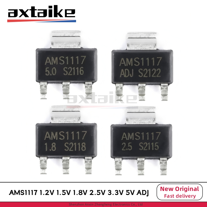Ams1117 Module - 20 قطعة AMS1117 سلسلة AMS1117-3.3 AMS1117-5.0