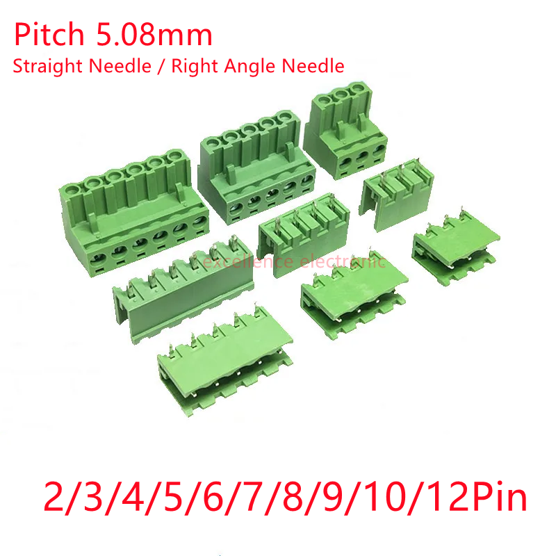 Screw Terminal Block - 5 أزواج 5.08 مللي متر محطة