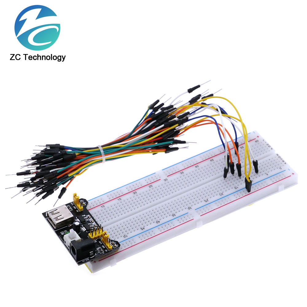 3.3 فولت/5 فولت MB102 لوحة الخ - مراجعة Breadboard 400 Point وسعره