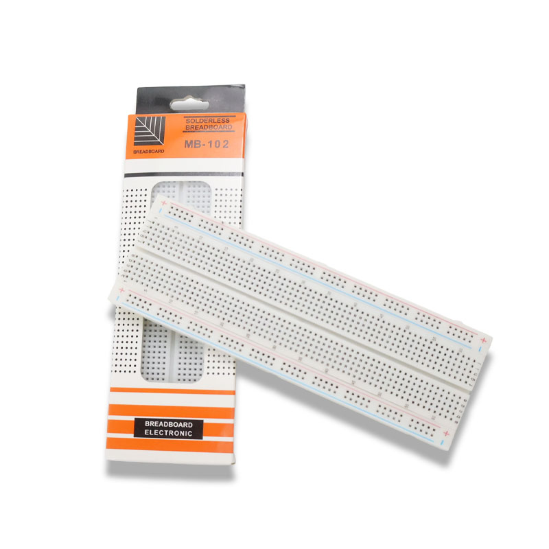 مجموعة لوحة التجارب MB102 بـ 4 - مراجعة Breadboard 400 Point وسعره