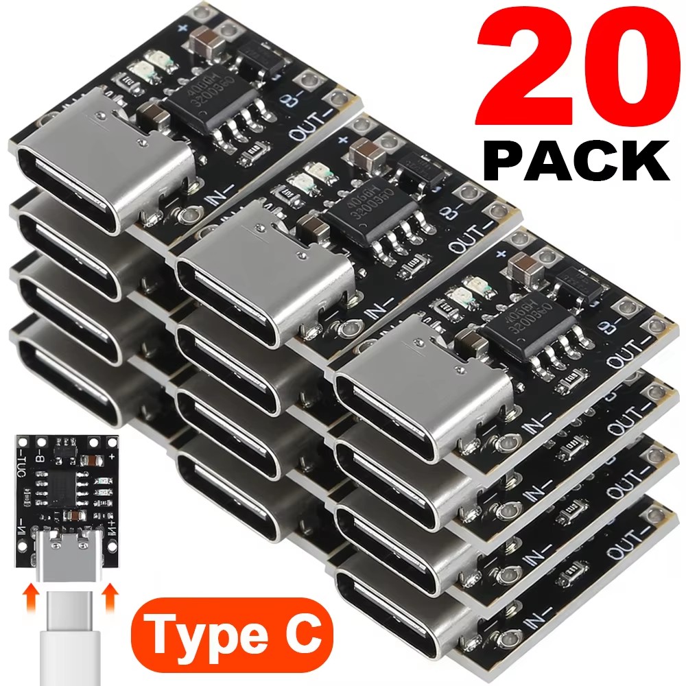 لوحة شحن وتفريغ بطارية ليثيوم  - مراجعة Li Ion Charger Module وسعره