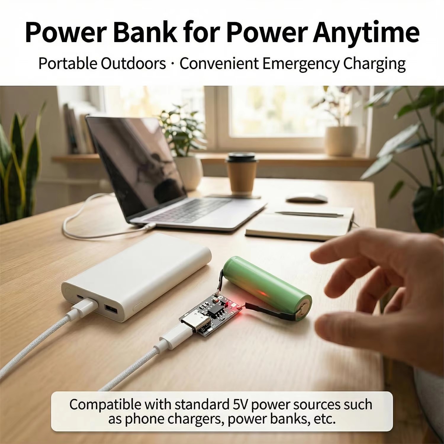 لوحة شحن وتفريغ بطارية ليثيوم  - مراجعة Li Ion Charger Module وسعره