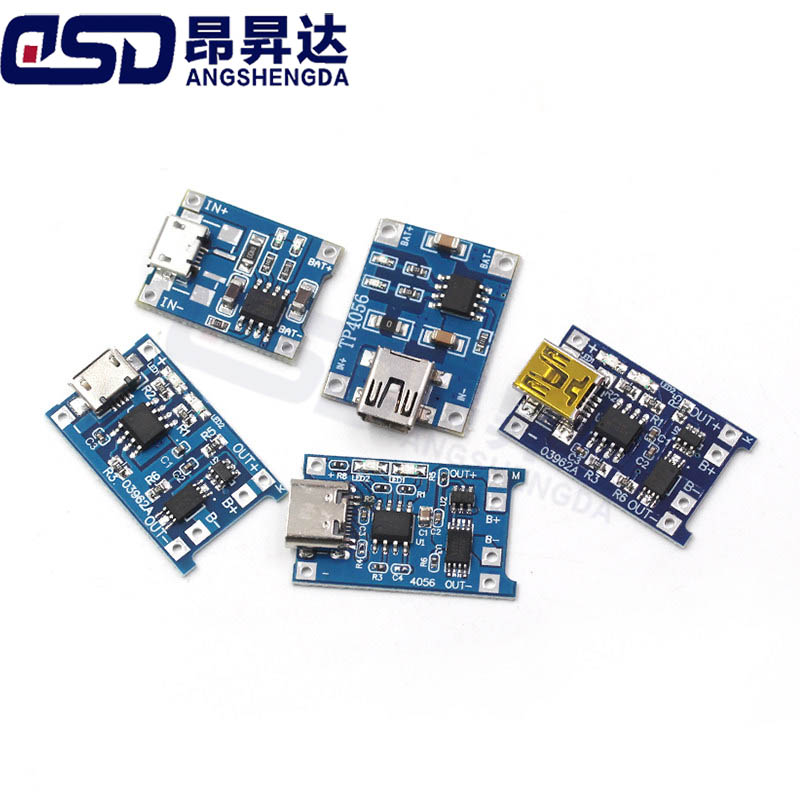 5 قطعة وحدة شحن TP4056 18650 1 - مراجعة Tp4056 Module وسعره