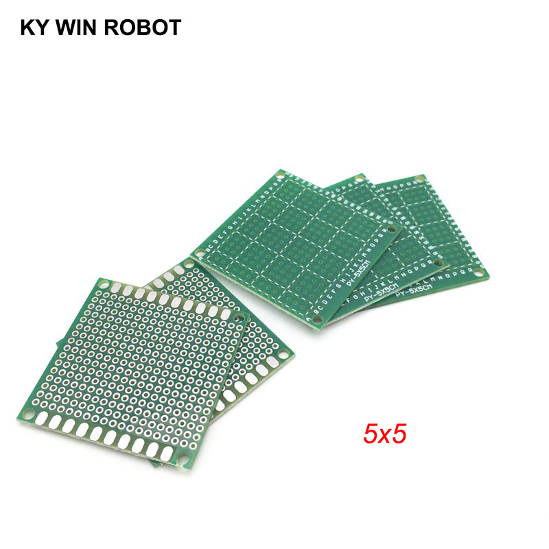 5 قطعة 5x5 سنتيمتر 50x50 ملليم - مراجعة Pcb Prototyping Board وسعره