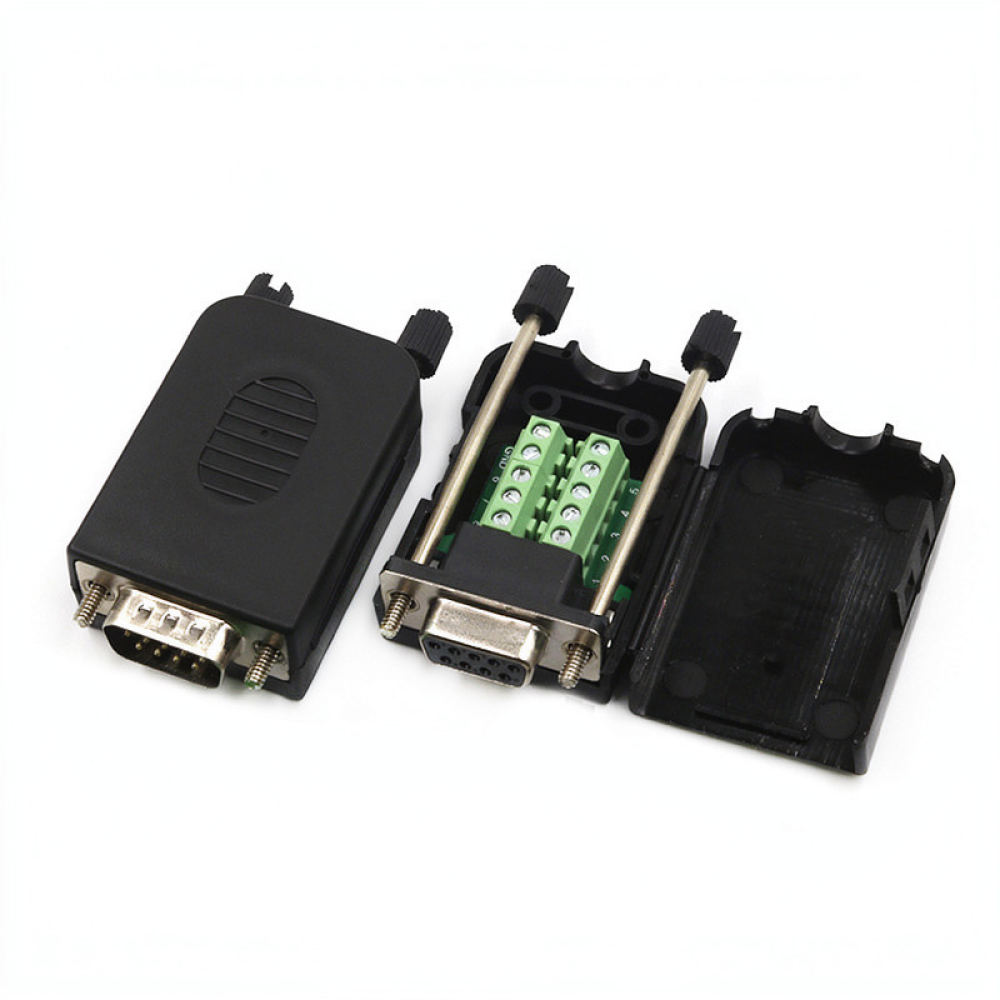 موصل DB9 بدون لحام لمحول Yuanl - مراجعة Screw Terminal Block وسعره