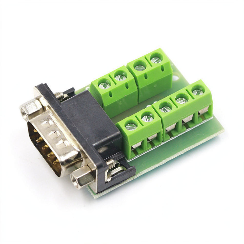 موصل DB9 بدون لحام لمحول Yuanl - مراجعة Screw Terminal Block وسعره