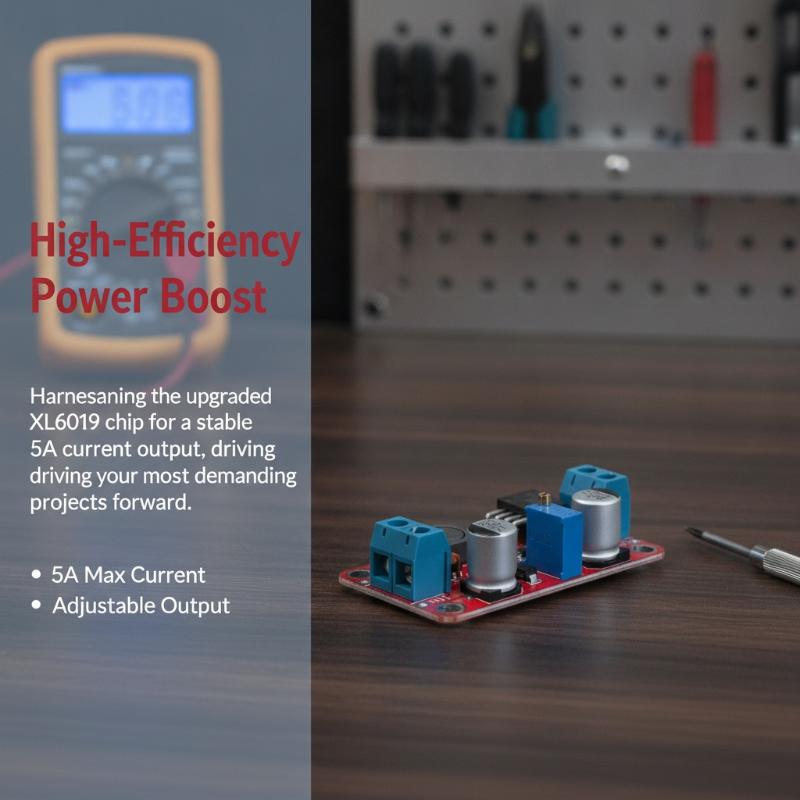 وحدة إمداد طاقة XL6019 DC-DC ب - مراجعة Dc Dc Converter وسعره