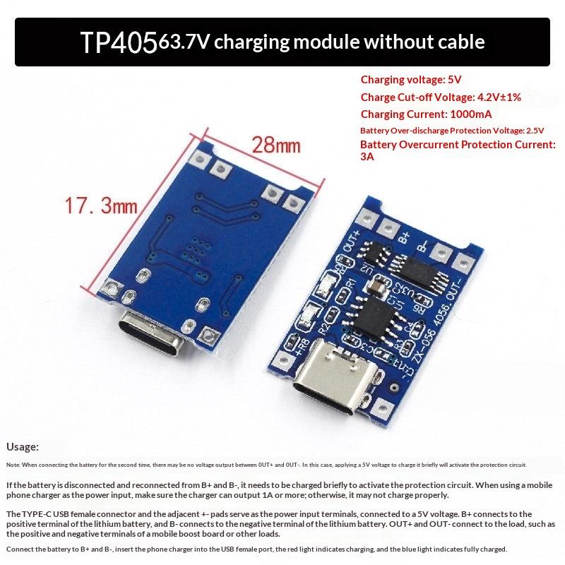 قطعتان من لوحة شحن بطارية اللي - مراجعة Tp4056 Module وسعره