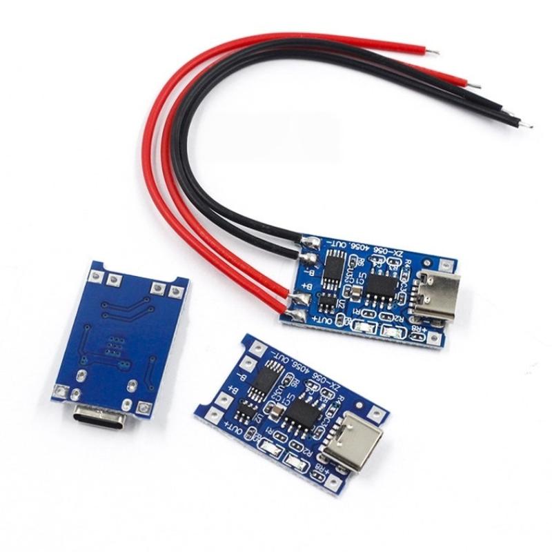 قطعتان من لوحة شحن بطارية اللي - مراجعة Tp4056 Module وسعره