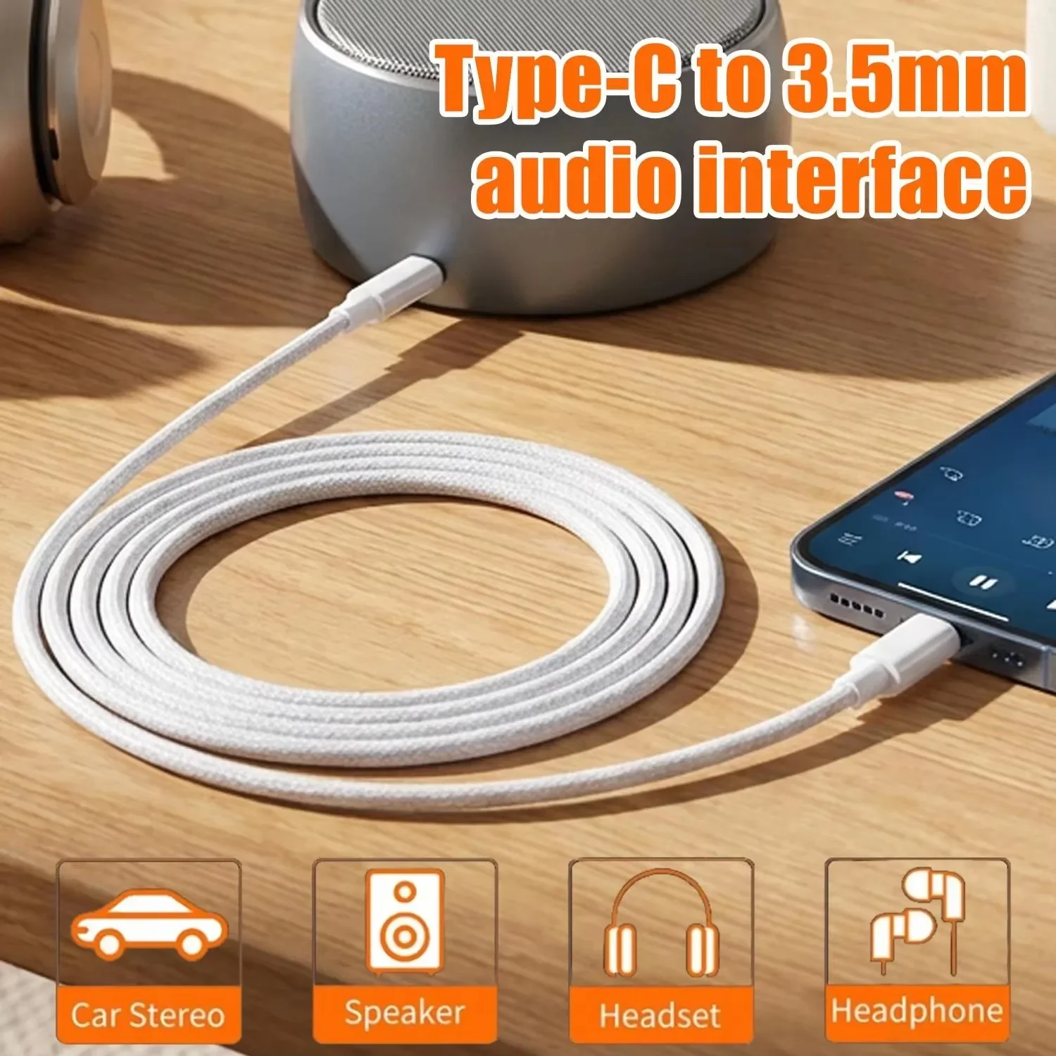 كابل صوت AUX من نوع USB-C إلى  - مراجعة Usb C Cable وسعره