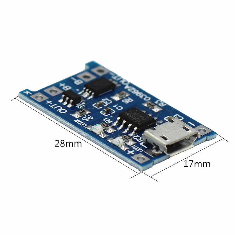 5 قطعة المصغّر USB 5 فولت 1A 1 - مراجعة Li Ion Charger Module وسعره