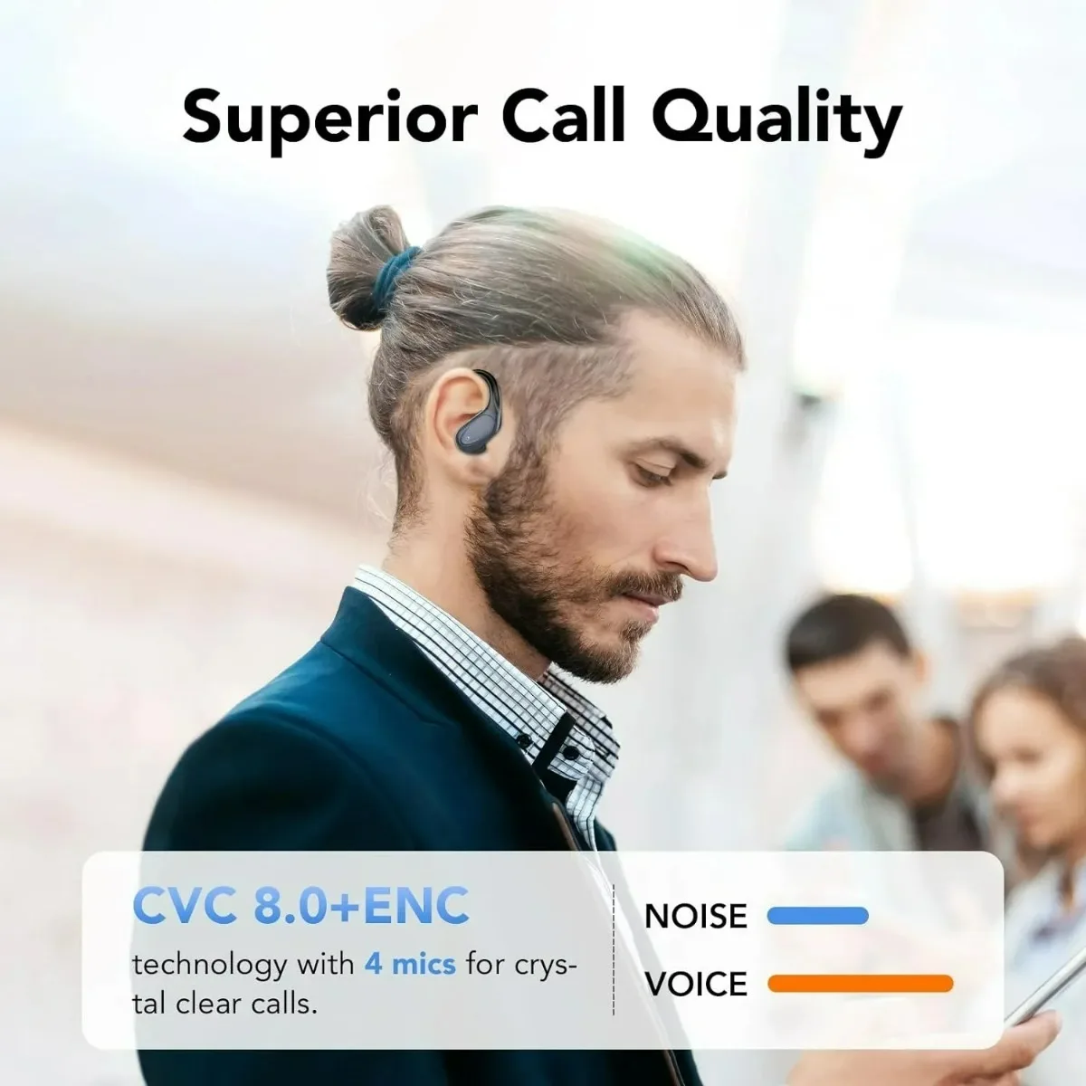 سماعات أذن لاسلكية رياضية QCY  - مراجعة Usb C Cable وسعره