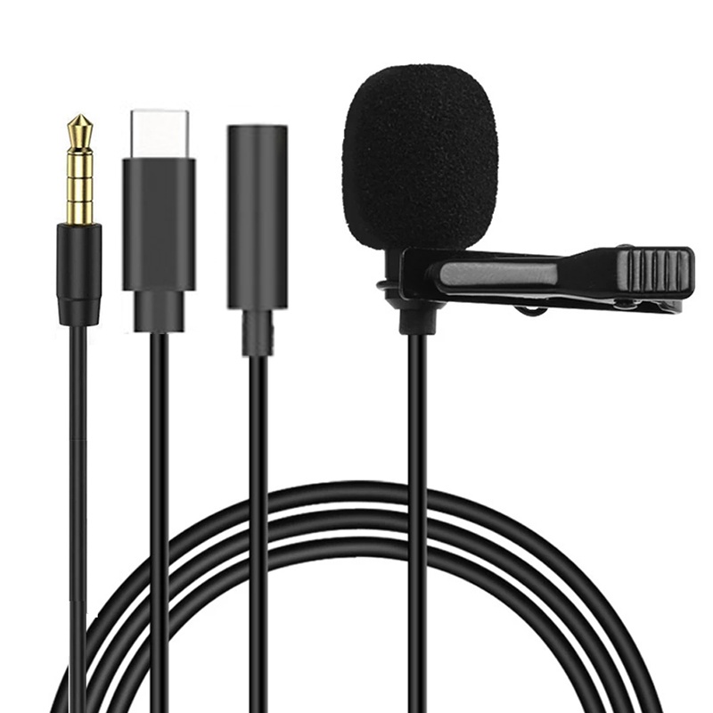 1.5 متر صغير محمول Lavalier مي - مراجعة Usb C Cable وسعره